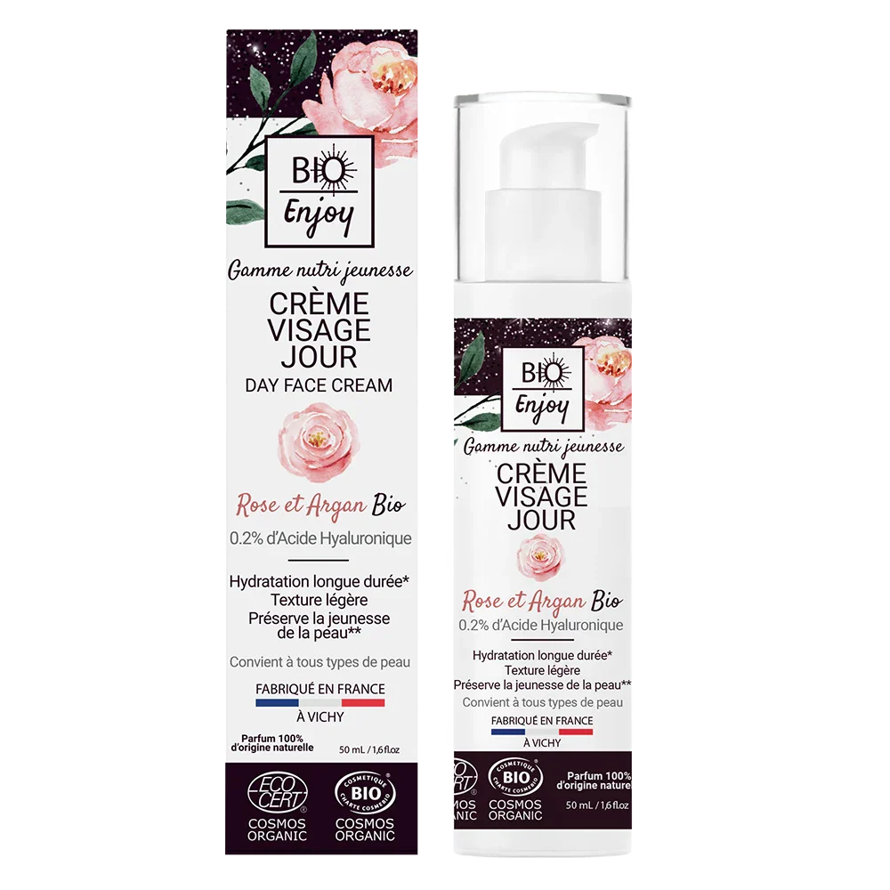 Crème de Jour Rose Argan – Certifiée Bio